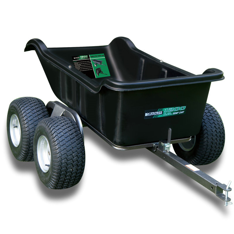 1200 lb polyvýsypný vozík so štyrmi kolesami SP 22147